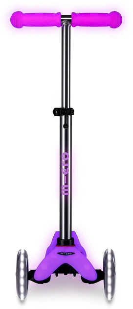 Самокат Micro Mini Deluxe Glow Led 3-х колесный Морозный розовый (MMD217) (7630053559946) - изображение 4