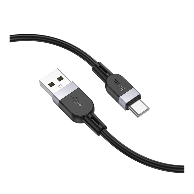 Кабель синхронізації Hoco X109 Silicone USB to Type-C 3A 3m Black (35933_3605842) - Фото 5 Кабель синхронізації Hoco X109 Silicone USB to Type-C 3A 3m Black (35933_3605842) - зображення 5