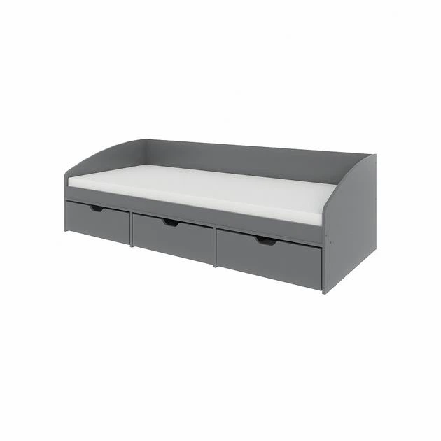 Кровать Комфорт-3 Эверест Графит 84х193х59 см - Фото 5 Кровать Комфорт-3 Эверест Графит 84х193х59 см - изображение 5