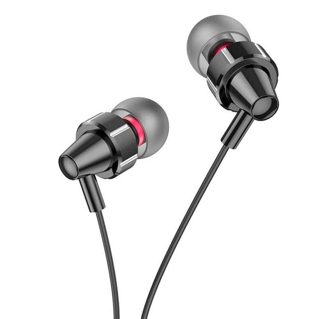Проводные вакуумные наушники HOCO M90 Type-C Delight wired digital earphone with microphone, 1.2m, black - Фото 2 Проводные вакуумные наушники HOCO M90 Type-C Delight wired digital earphone with microphone, 1.2m, black - изображение 2