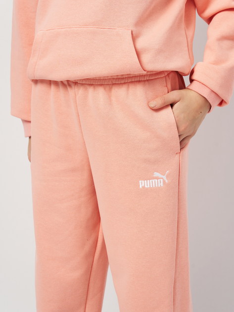 Подростковый спортивный костюм (худи + штаны) для девочки Puma Loungewear Tr 68630418 170-176 см Pink Fruit (4067983611650) - изображение 6