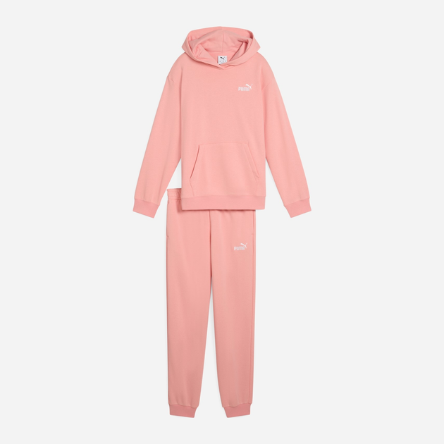 Детский спортивный костюм (худи + штаны) для девочки Puma Loungewear Tr 68630418 122-128 см Pink Fruit (4067983611667) - изображение 10