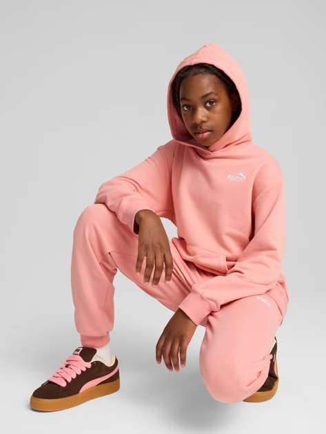 Подростковый спортивный костюм (худи + штаны) для девочки Puma Loungewear Tr 68630418 146-152 см Pink Fruit (4067983611681) - изображение 7