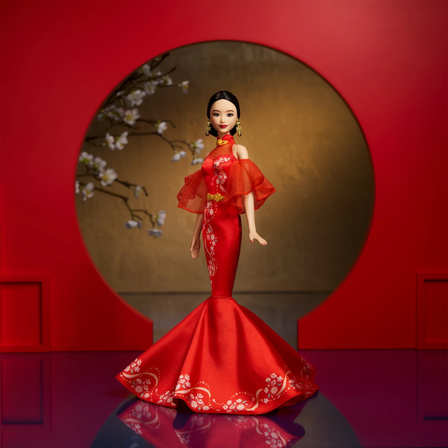 Кукла Барби коллекционная Китайский Новый год Barbie Signature Lunar New Year 2025 (JBJ11) - изображение 7