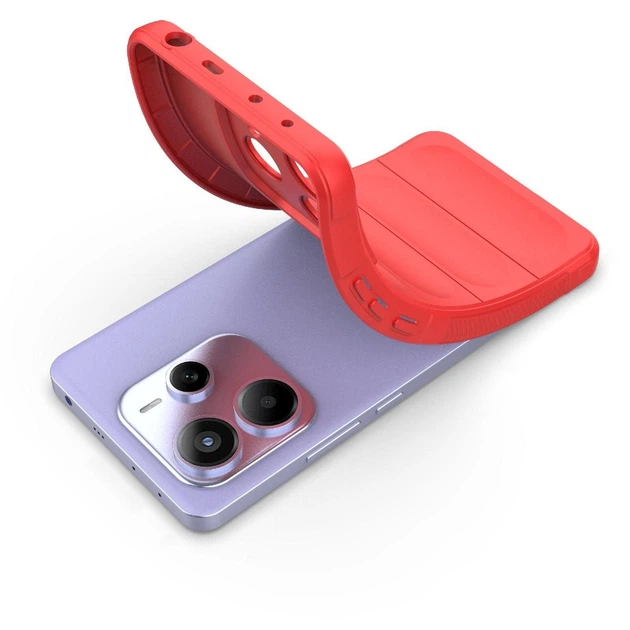 Чохол Wave Shield для Xiaomi Redmi Note 14 4G EU Version бампер протиударний Red - Фото 4 Чохол Wave Shield для Xiaomi Redmi Note 14 4G EU Version бампер протиударний Red - зображення 4