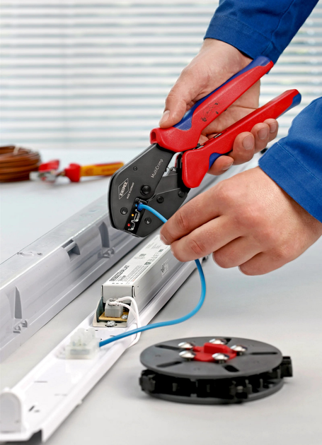 Zaciskarka Knipex MultiCrimp do zagniatania z magazynkiem wymiennym (97 33 02) - obraz 5