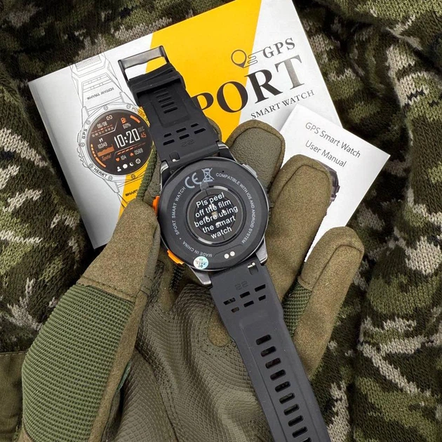Мужские умные часы Modfit Pathfinder GPS Compass Black - изображение 6