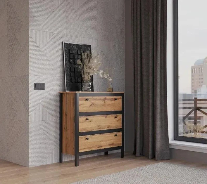 Тумба в стиле лофт EcoLoft IN-2420 - Фото 3 Тумба в стиле лофт EcoLoft IN-2420 - изображение 3