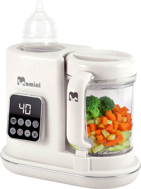 Multiblender parowy Momini MiniChef z funkcją podgrzewania butelek (5906601060045) - obraz 4