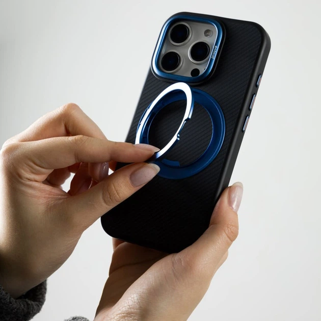 Чехол для смартфона Proove Reinforce Case with Magnetic Ring для Apple iPhone 15 Blue (623260004) - изображение 5