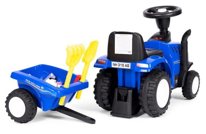Jeździk traktor Multistore New Holland 658T Niebieski (5905817003129) - obraz 5