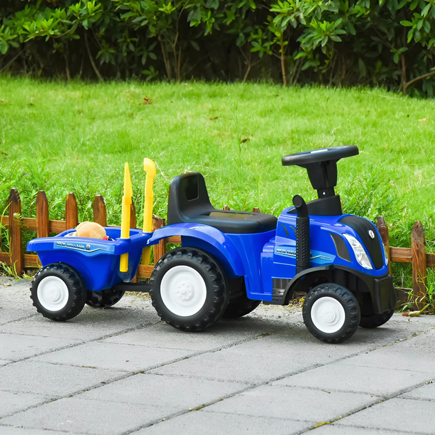 Jeździk traktor Multistore New Holland 658T Niebieski (5905817003129) - obraz 10