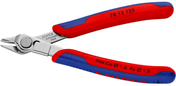 Кусачки прецизійні Knipex для найтонших робіт з різання Electronic Super Knips 125 мм (78 13 125) - зображення 3