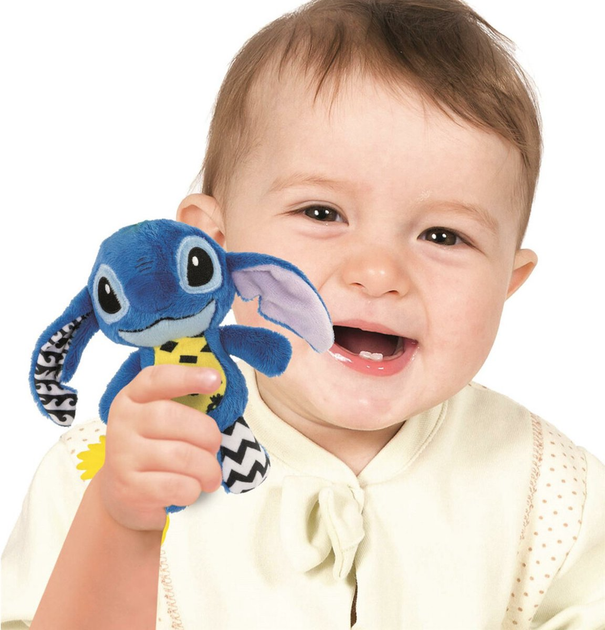 Miękka zabawka-zawieszka Clementoni pluszowy Stitch (8005125179190) - obraz 4