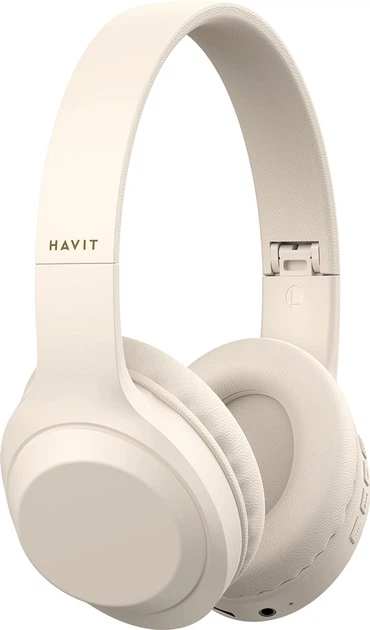 Навушники Havit HV-H628BT Beige (6939119064525) - зображення 2