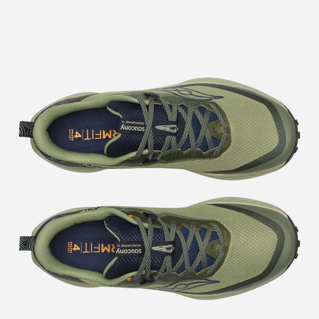 Чоловічі кросівки для бігу з Gore-Tex Saucony Peregrine 15 Gtx S20992-162 45 (11US) Хакі (195020792308) - зображення 5