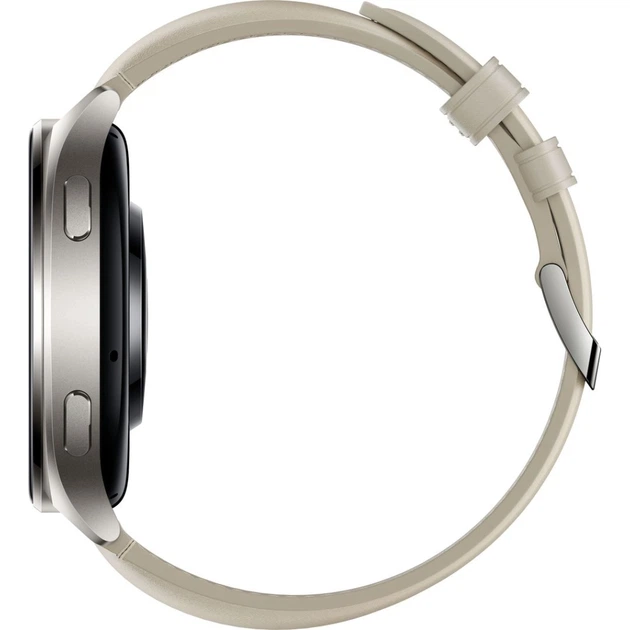 Смарт-годинник Xiaomi Watch 2 Titan BHR9306GL Gray Case White Leather Strap (1093970) - изображение 5