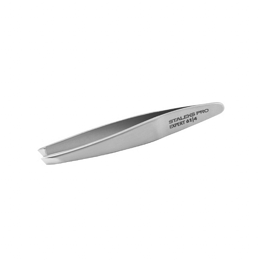 Пинцет для бровей Staleks Expert 61 Type 4 узкие скошенные кромки - изображение 2