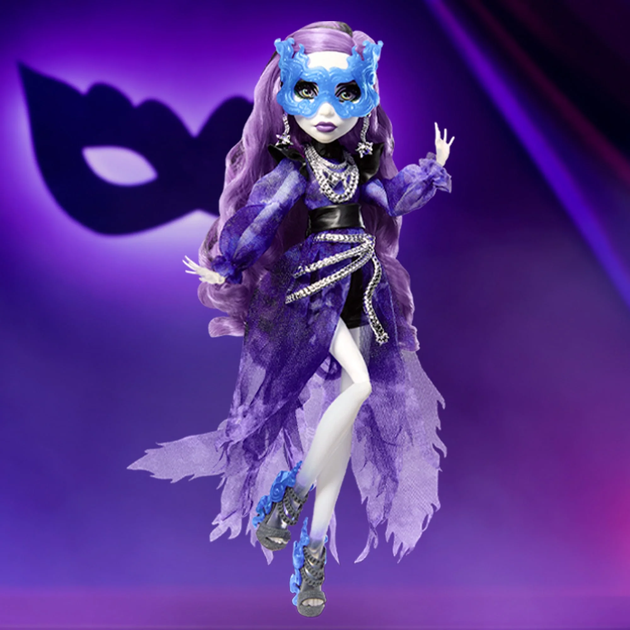 Лялька Монстер Хай колекційна Спектра Вандергейст Нічний подіум Monster High Spectra Vondergeist Haunt Couture Midnight Runway Mattel (HKY83) - зображення 2