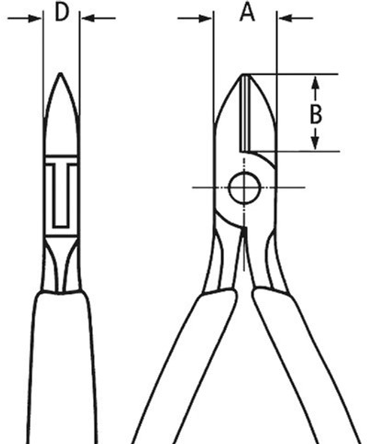 Szczypce boczne Knipex dla elektroników 115 mm (77 02  115) - obraz 9
