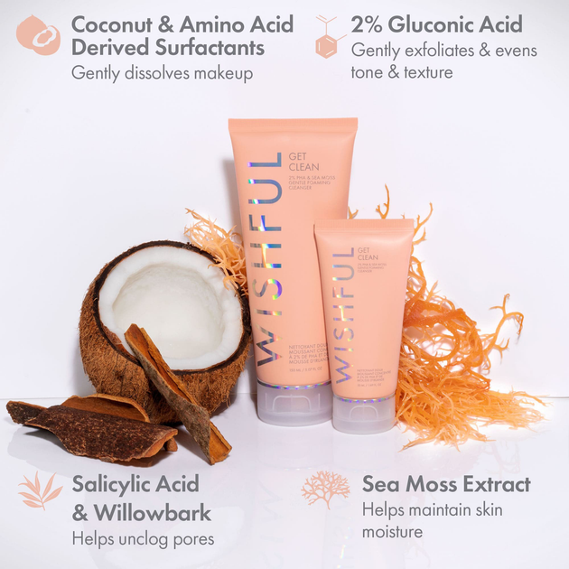 Пінка для вмивання Huda Beauty Wishful Get Clean 150 мл (6291106037784) - зображення 6