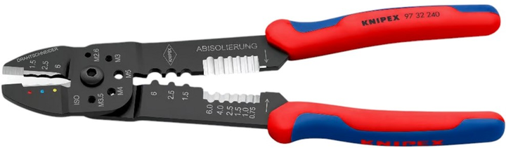 Szczypce do zagniatania Knipex 240 mm (97 32 240) - obraz 3