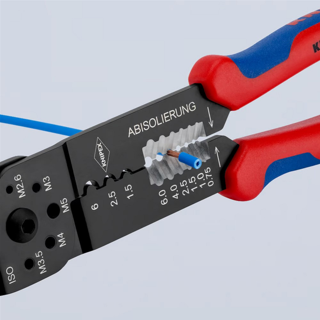 Szczypce do zagniatania Knipex 240 mm (97 32 240) - obraz 5