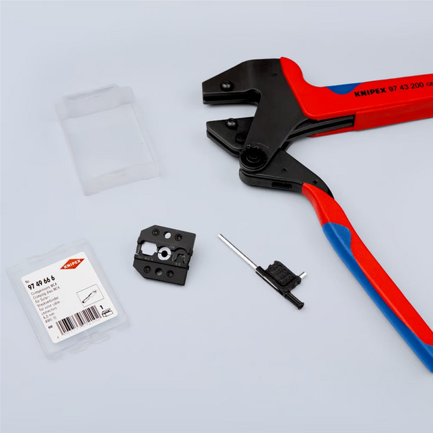 Szczypce do zagniatania Knipex Crimp System 200 mm z kufrem (97 43 200) - obraz 4