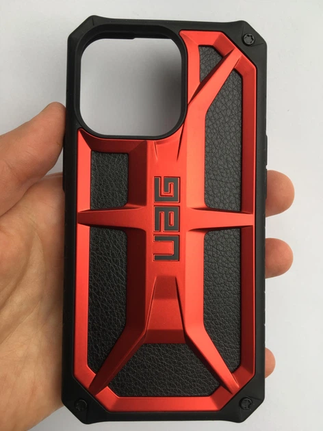 Чехол противоударный UAG Monarch (Original) для Iphone 13 Pro (6.1") Crimson 113151119494 - Фото 4 Чехол противоударный UAG Monarch (Original) для Iphone 13 Pro (6.1") Crimson 113151119494 - изображение 4