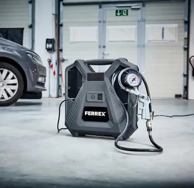 Портативный безмасляный компрессор Ferrex CQB180D - изображение 6