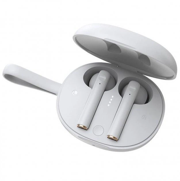 Беспроводные наушники Bluetooth BASEUS W05 Encok True Wireles, TWS, Qi, IP55, BT5.0, SBC, AAC, 30mAh, 400mAh, 4h, (NGW05-01) white - изображение 2