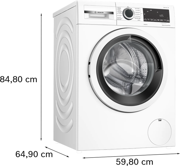 Прально-сушильна машина Bosch Serie 4 WNA13441 (4242005342921) - зображення 6