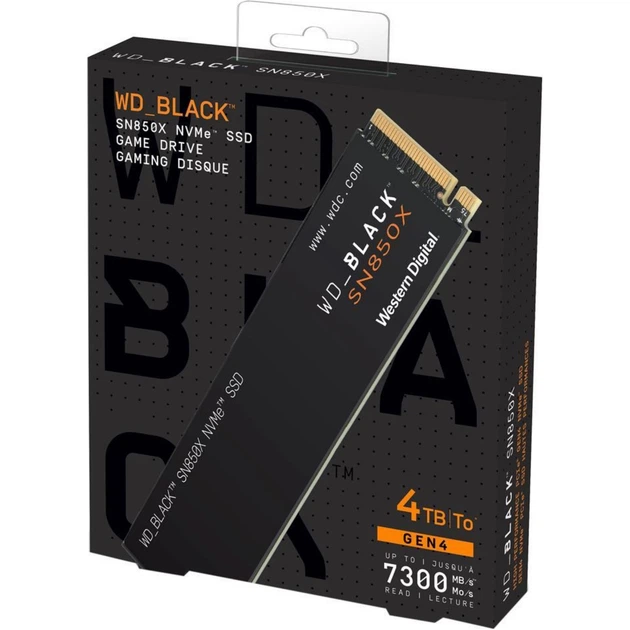 SSD накопитель WD Black SN850X 4TB (WDS400T2X0E) [122298] - изображение 5