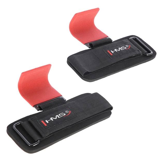 Haki treningowe HMS do martwego ciagu 2 szt HRX02 (5907695584646) - obraz 3