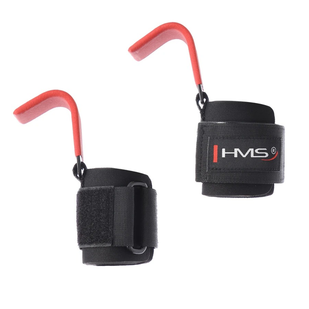 Haki treningowe HMS do martwego ciagu 2 szt HRX02 (5907695584646) - obraz 6