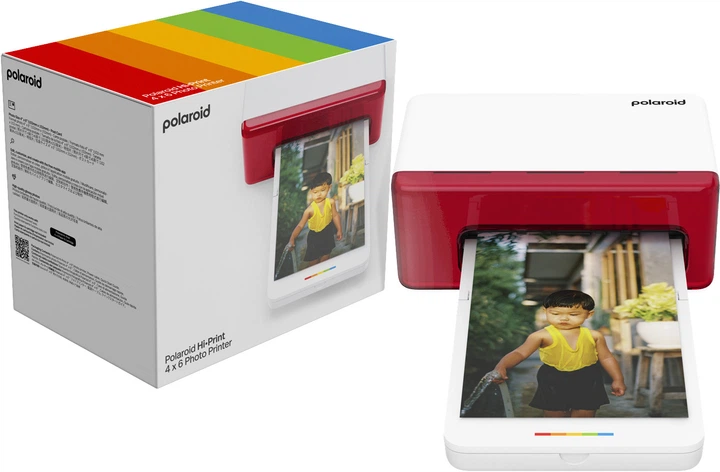 Фотопринтер Polaroid Hi-Print 4x6 Photo Printer White