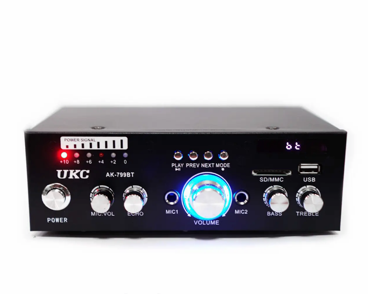 Двухканальный усилитель мощности звука с Bluetooth SN-799 BT - изображение 3