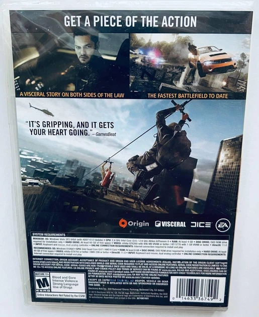 Battlefield Hardline, английская версия - диск для PC - изображение 2