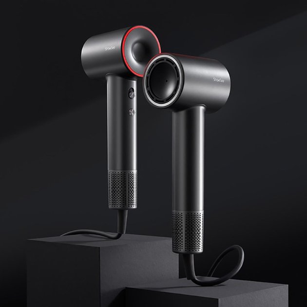 Suszarka do włosów Xiaomi ShowSee Electric Hair Dryer A18-B Black (6972615040334) - obraz 3