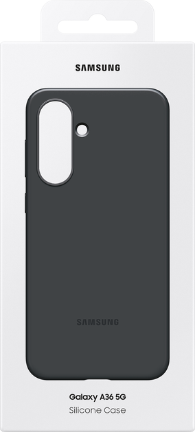 Etui Samsung Silicone do Samsung Galaxy A36 Black (EF-PA366CBEGWW) - obraz 7
