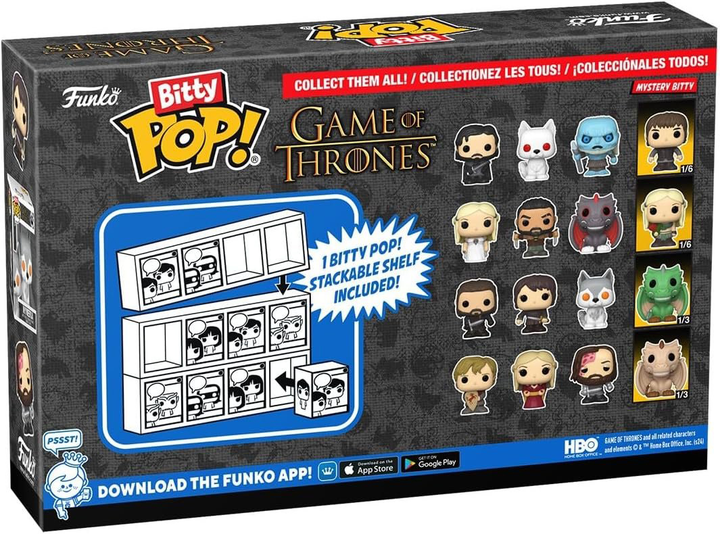 Набір фігурок Funko Bitty Pop GoT Ned Stark 4 шт 83649 (889698836494) - зображення 6