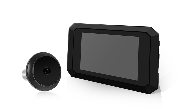 Видео домофон глазок USafe W9S 3,97 дюйма с датчиком движения черный - изображение 7