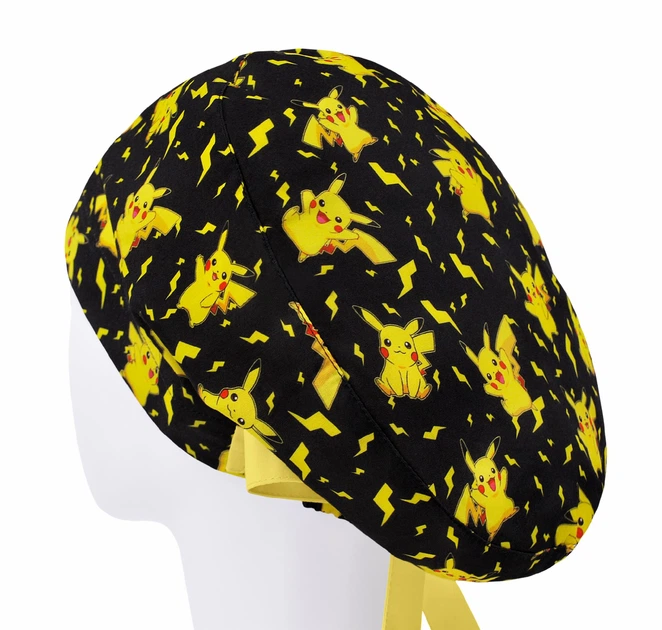 Медична шапочка жіноча HeadwearUniverse універсальна принт Пікачу - зображення 2