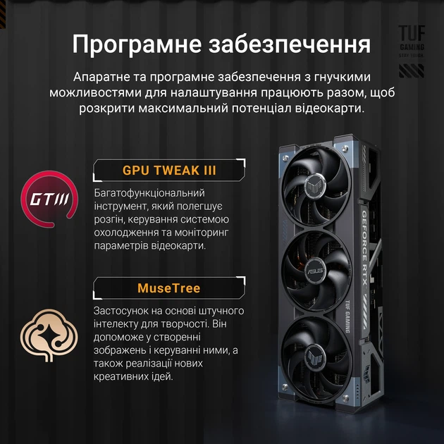 Видеокарта ASUS PCI-Ex GeForce RTX 5080 TUF Gaming OC Edition 16GB