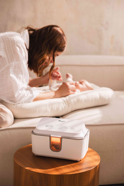 Podgrzewacz do nawilżanych chusteczek Momini WarmWipes Biały (5906601060229) - obraz 5