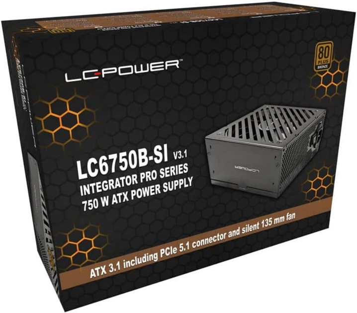 Блок живлення LC-Power LC6750B-SI V3.1 750 W Black (LC6750B-SI V3.1) - зображення 9