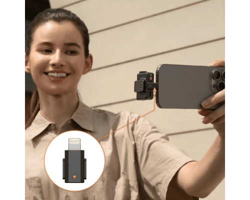 Адаптер для телефона DJI Mic Mini (Lightning) (CP.RN.00000429.01) - Фото 3 Адаптер для телефона DJI Mic Mini (Lightning) (CP.RN.00000429.01) - изображение 3