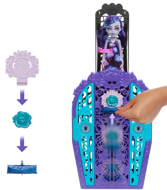 Lalka Mattel Monster High Skulltimate Secrets Garden Mysteries Twyla HYT74 (0194735255436) - obraz 4