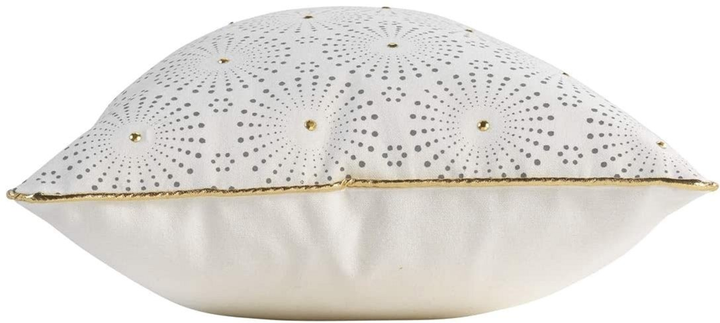 Poduszka dekoracyjna Douceur d'interieur Astre 30 x 50 cm Biało - złota (3574386085571) - obraz 4