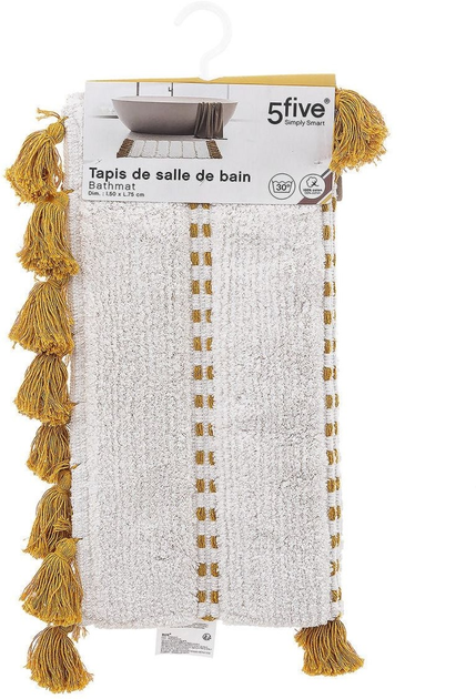 Dywan 5five Simply Smart Pompom z frędzlami 50 x 75 cm Biały (3560231556471) - obraz 4